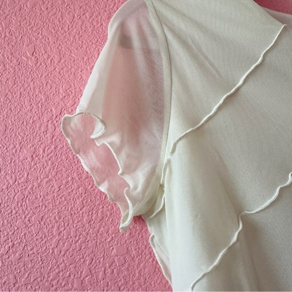 NWT Vici Markella Lettuce Trim Matching Set in Ivory Medium - Picture 6 of 9